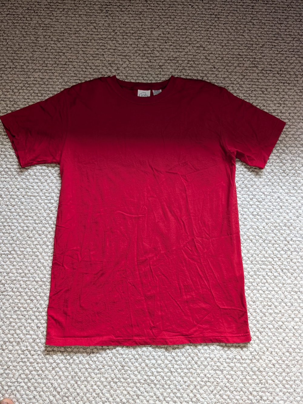 Vintage GANTOS Red Crewneck Short Sleeve Tee Sz L